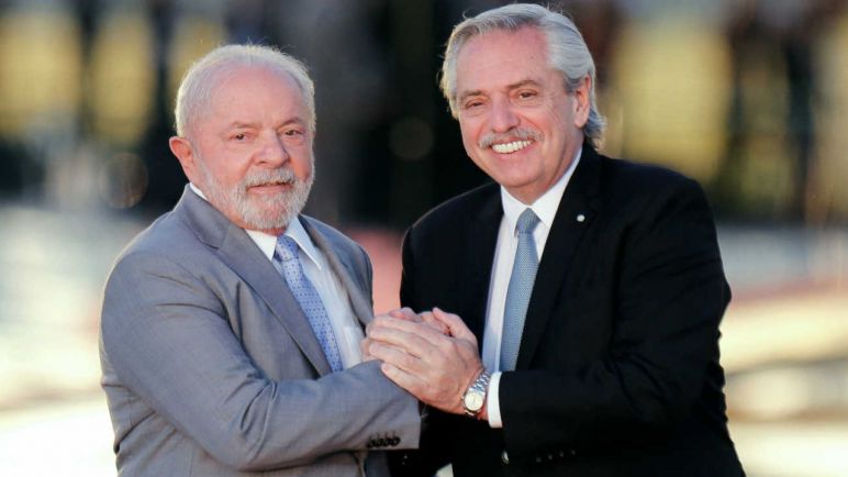 Lula Da Silva recibió a Alberto Fernandez en su residencia oficial